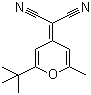 structure of CAS# 225378-53-0, 2-(2-叔丁基-6-甲基-4-吡喃亚基)丙二腈