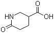 6-氧代-3-哌啶甲酸分子结构 (CAS 22540-50-7)