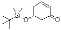 (5R)-5-[[(叔丁基)二甲基硅烷基]氧基]-2-环己烯-1-酮分子结构 (CAS 225793-33-9)