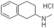 1,2,3,4-四氢-N-甲基-2-萘胺盐酸盐分子结构 (CAS 22583-90-0)