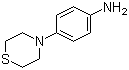 4-(硫代吗啉-4-基)苯胺分子结构 (CAS 22589-35-1)