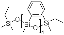 乙基二甲基硅氧烷封端的聚(甲基苯基硅氧烷)分子结构 (CAS 225927-21-9)