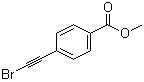 4-(2-溴乙炔基)苯甲酸甲酯分子结构 (CAS 225928-10-9)