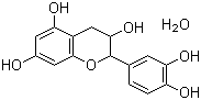 (+)-儿茶精分子结构 (CAS 225937-10-0)