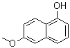 structure of CAS# 22604-07-5, 6-甲氧基-1-萘酚
