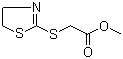 2-[(4,5-二氢-2-噻唑基)硫基]乙酸甲酯分子结构 (CAS 22623-64-9)