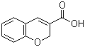 2H-苯并吡喃-3-甲酸分子结构 (CAS 22649-28-1)