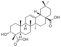 3-羟基-12-齐墩果烯-23,28-二酸分子结构 (CAS 226562-47-6)