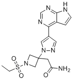乙酰胺巴瑞克替尼杂质分子结构 (CAS 2271228-51-2)