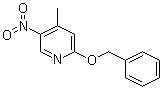 structure of CAS# 22754-93-4, 4-甲基-5-硝基-2-(苄氧基)吡啶