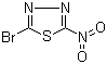 structure of CAS# 22758-10-7, 2-Bromo-5-nitro-1,3,4-thiadiazole