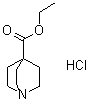 structure of CAS# 22766-67-2, 1-氮杂双环[2.2.2]辛烷-4-羧酸乙酯盐酸盐