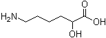 CAS # 2279-99-4, 2-Hydroxy-6-aminohexanoic acid, 6-Amino-2-hydroxyhexanoic acid