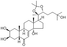 CAS 登录号：22798-96-5, 蜕皮甾酮-20,22-单丙酮化物