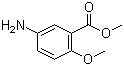 structure of CAS# 22802-67-1, Methyl 5-amino-2-methoxybenzoate