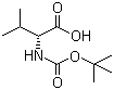structure of CAS# 22838-58-0, Boc-D-Valine