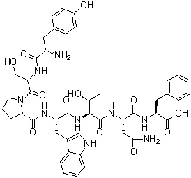 CAS 登录号：228544-21-6, L-酪氨酰-L-丝氨酰-L-脯氨酰-L-色氨酰-L-苏氨酰-L-天冬氨酰胺酰-L-苯丙氨酸