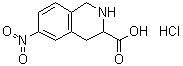 CAS # 228728-05-0, 1,2,3,4-Tetrahydro-6-nitro-3-isoquinolinecarboxylic acid monohydrochloride