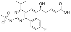 罗舒伐他汀 EP 杂质K分子结构 (CAS 2290571-51-4)