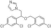 structure of CAS# 22916-47-8, 咪康唑