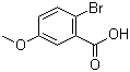 structure of CAS# 22921-68-2, 2-溴-5-甲氧基苯甲酸