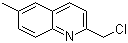 structure of CAS# 22989-38-4, 2-(氯甲基)-6-甲基喹啉