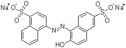 structure of CAS# 2302-96-7, 酸性红 13