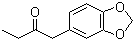 1-(1,3-苯并二恶茂-5-基)-2-丁酮分子结构 (CAS 23023-13-4)