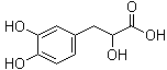 alpha,3,4-三羟基-苯丙酸分子结构 (CAS 23028-17-3)