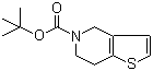 structure of CAS# 230301-73-2, 6,7-二氢噻吩并[3,2-c]吡啶-5(4H)-甲酸叔丁酯