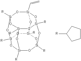 CAS 登录号：230316-02-6, 1,3,5,7,9,11,13-七环戊基-15-乙烯基-八倍半硅氧烷