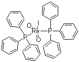structure of CAS# 23032-93-1, 碘化二氧化双(三苯基膦)铼