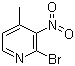 structure of CAS# 23056-45-3, 2-溴-3-硝基-4-甲基吡啶