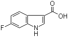 CAS # 23077-44-3, 6-Fluoro-1H-indole-3-carboxylic acid