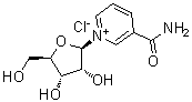 structure of CAS# 23111-00-4, 3-氨基甲酰-1-beta-D-呋喃核糖基吡啶鎓氯化物