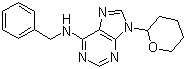 structure of CAS# 2312-73-4, N-苄基-9-(四氢-2H-吡喃-2-基)腺嘌呤