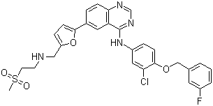 structure of CAS# 231277-92-2, 拉帕替尼