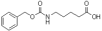 5-(苄氧羰基氨基)戊酸分子结构 (CAS 23135-50-4)