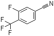 structure of CAS# 231953-38-1, 3-Fluoro-4-(trifluoromethyl)benzonitrile