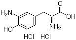 structure of CAS# 23279-22-3, 3-氨基-L-酪氨酸二盐酸盐