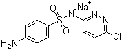 structure of CAS# 23282-55-5, 磺胺氯哒嗪钠