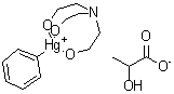 CAS 登录号：23319-66-6, 三(2-羟基乙基)(苯基汞)乳酸铵