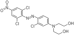 structure of CAS# 23355-64-8, Disperse Brown 1