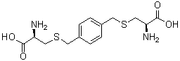 CAS 登录号：23365-36-8, S,S'-[1,4-亚苯基二(亚甲基)]二(L-半胱氨酸)
