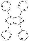 1,3,4,6-四苯基噻吩并[3,4-c]噻吩-5-S(IV)分子结构 (CAS 23386-93-8)