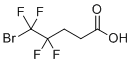 structure of CAS# 234443-22-2, 5-溴-4,4,5,5-四氟戊酸