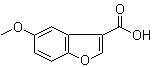 CAS # 23455-49-4, 5-Methoxybenzo[b]furan-3-carboxylic acid
