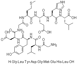 CAS 登录号：234770-08-2, 甘氨酰-L-亮氨酰-L-酪氨酰-L-alpha-天冬氨酰甘氨酰-L-蛋氨酰-L-alpha-谷氨酰-L-组氨酰-L-亮氨酸