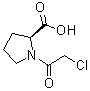 structure of CAS# 23500-10-9, 1-(2-氯乙酰基)-L-脯氨酸
