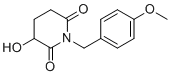 structure of CAS# 2357109-89-6, 3-羟基-1-(4-甲氧基苄基)哌啶-2,6-二酮